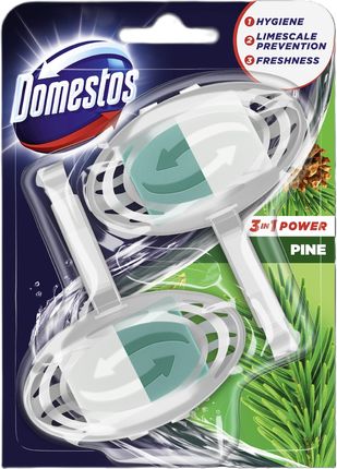 Domestos Kostka Toaletowa Do Wc 3W1 Power Koszyk Duo Sosna 2X35G