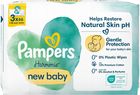 Pampers Harmonie New Baby Chusteczki nawilżane, 3x46szt. 
