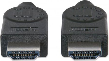Manhattan HDMI/HDMI 15m ekranowany czarny z kanałem Ethernet (323260)