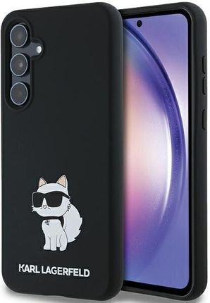 Karl Lagerfeld Hardcase Silicone Choupette Metal Pin Do Samsung Galaxy A55 Czarny