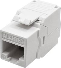 Alantec Moduł keystone RJ45 beznarzędziowy UTP kat.5E, SLIM Biały (MB008WE)