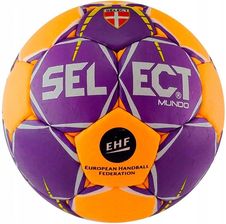 Zdjęcie Piłka Ręczna Select Hb Mundo Official Ehf Purple/Orange Senior 3 Gat I - Krosno