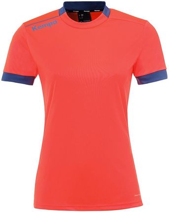 Koszulka Meczowa Player Women Kempa - Neonowy Czerwony/Zimny Szary