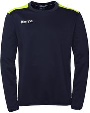 Bluza Treningowa Emotion 27 Kempa - Granatowy/Neonowy Żółty