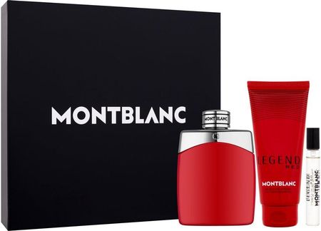 Montblanc Legend Red woda perfumowana 100 ml + Edp 7,5 ml + Żel pod prysznic100 ml
