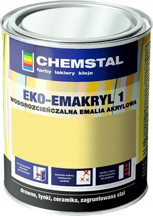 Chemstal Akrylowa Eko-Emakryl Kremowy 0,8L