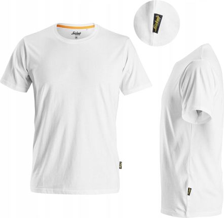 Snickers Koszulka Organiczna Bawełna T-Shirt 2526 Biały Rozmiar Xxl