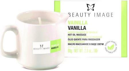 Beauty Image - świeca gorący olejek do masażu VANILLA