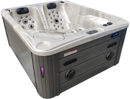 Jacuzzi Hydrosan 210X170 cm Cappucino Obudowa Szara Spa705