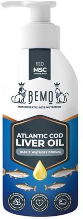 BEMO Atlantic Cod Liver Oil 100ml - tran z wątroby dorsza dla psa i kota