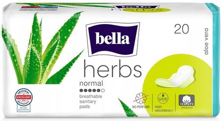 Bella Herbs Podpaski Aloe Vera 20szt.