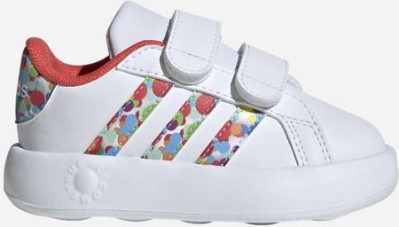 adidas Tenisówki Dziecięce Dla Dziewczynki Na Rzepy Grand Court 2.0 Cf Ig6498 Białe