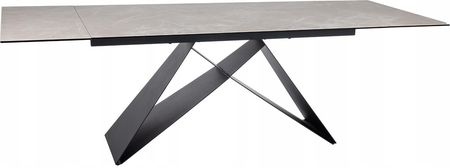 Signal Stół Westin Ceramic Krem Diamond Cream Czarny Mat 160-240 X90 (WESTINKRC160)