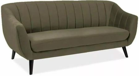 Signal Sofa Elite 3 Velvet Oliwka Bluvel 77 Wenge (ELITE3V77OL)