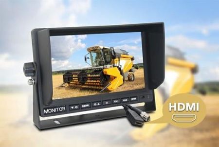 Expert Electronics Monitor 7 cali CVBS AHD 2 kanały 4-PIN + HDMI HEAVY DUTY