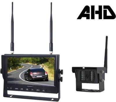 Bezprzewodowy zestaw kamera AHD + Monitor 9" 12V/24V z funkcją nagrywania DVR