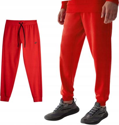 4F Spodnie Dresowe Czerwone 4Faw23Ttrom451-62S