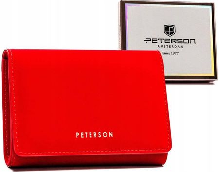 Elegancki portfel damski ze skóry ekologicznej Peterson
