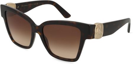 Dolce & Gabbana 0DG4470 Damskie okulary przeciwsłoneczne, Oprawka: Metal, hawana