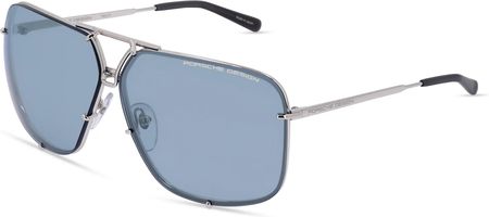 Porsche Design 8928 Męskie okulary przeciwsłoneczne, Oprawka: Metal, srebrny