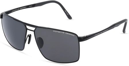 Porsche Design 8918 Męskie okulary przeciwsłoneczne, Oprawka: Metal, czarny