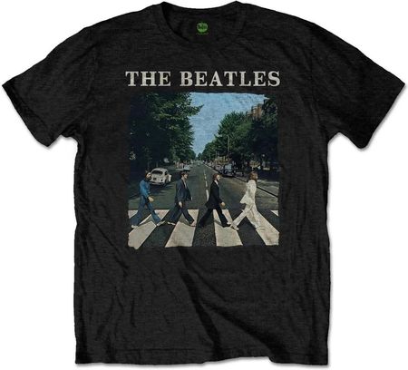 The Beatles Koszulka Abbey Road & Logo Black XL