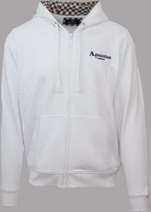 Bluza marki Aquascutum model FCZ723 kolor Biały. Odzież męska. Sezon: Wiosna/Lato