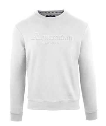 Bluza marki Aquascutum model FG0323 kolor Biały. Odzież męska. Sezon: Wiosna/Lato