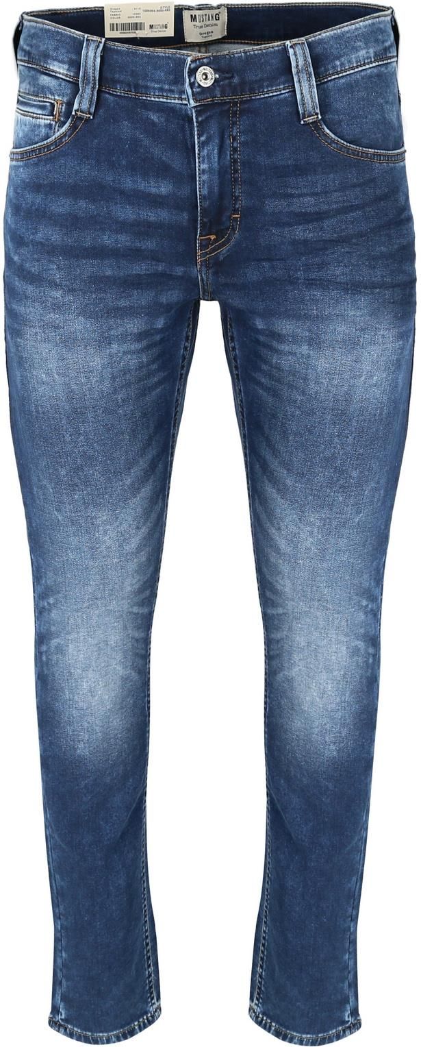 Pánské džíny MUSTANG Oregon Tapered černé - 36/36 | EXE JEANS