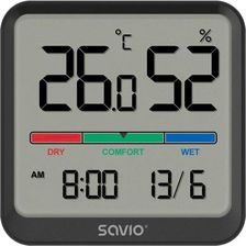 Zdjęcie Savio Czujnik Temperatury I Wilgotności CT-01/B Czarny (SAVCT01B) - Dobre Miasto