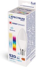 Spectrum Smart Żarówka Easy Smart Bluetooth Mesh Świecowa E14 4,9W Rgbw+Cct+Dim (WOJ+14629)