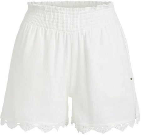 Damskie Spodenki O'Neill Essentials Ava Smocked Shorts 1700055-11010 – Biały