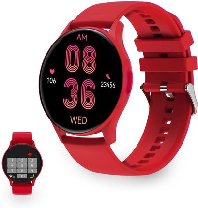 Ksix Smartwatch Core 1,43" Czerwony