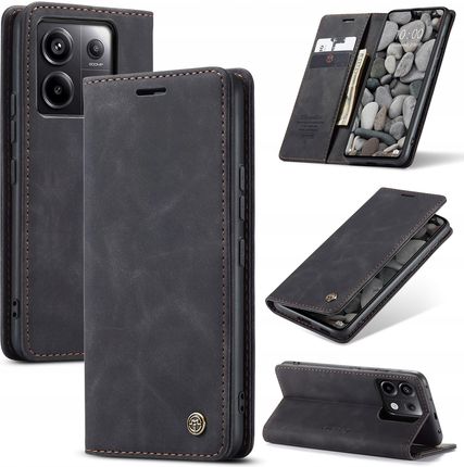 Caseme Etui Skórzane Portfel Soft Case Magnet Do Xiaomi Redmi Note 13 Pro 5G
