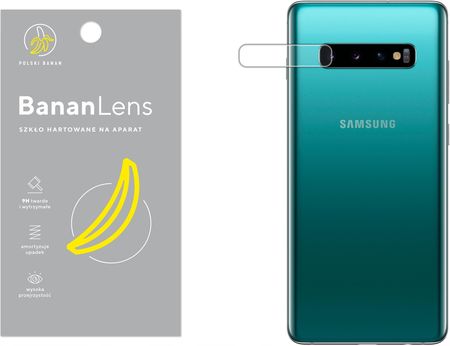 Polski Banan Szkło Hartowane 9H Bananlens Na Aparat Do Samsung Galaxy S10 Plus