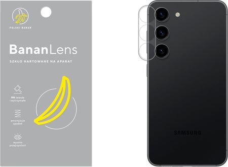 Polski Banan Szkło Hartowane 9H Bananlens Na Aparat Do Samsung Galaxy S23