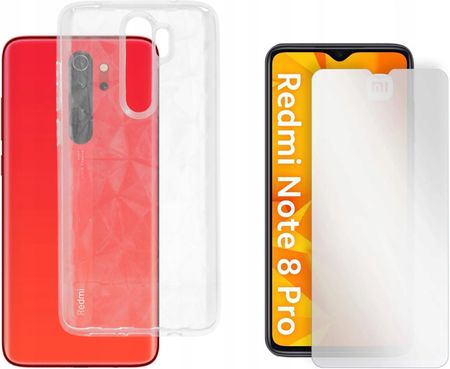 Gsm Hurt Etui Do Xiaomi Redmi Note 8 Pro Jelly Case Prism Bezbarwne Obudowa I Szkło