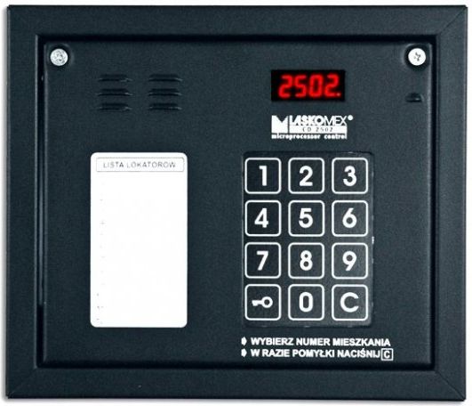Zdjęcie Laskomex Panel Audio Z Mini Listą Lokatorów CP- 2502NP - Łódź