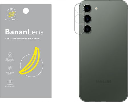 Polski Banan Szkło Hartowane 9H Bananlens Na Aparat Do Samsung Galaxy S23 Plus