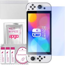 Apgo Szkło Hybrydowe 9H Do Nintendo Switch Oled, Zamiennik Hartowanego, Flexible