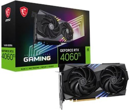 Msi GeForce RTX 4060 Ti Gaming 16GB GDDR6 (GEFORCERTX4060TIGAMING16G)