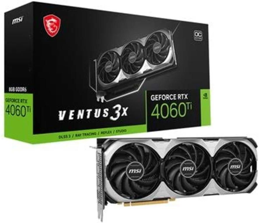 MSI GeForce RTX 4060 Ti OC Edition8GBモデル Msi GeForce RTX 4060 Ti 8GB GDDR6 (V515065R) - Karta