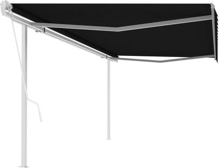 Zakito Europe Markiza Tarasowa Zwijana 500x300cm Antracyt/Biały