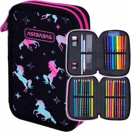 Astra Piórnik Podwójny Z Wyposażeniem Astrabag Unicorn Squad 503024051