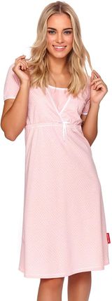 Koszulka nocna Koszula Nocna Ciążowa Model TCB.9393 Sweet Pink - Doctor Nap