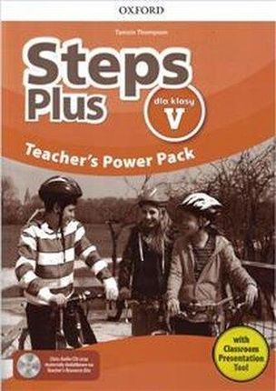 STEPS PLUS dla klasy V. Teacher’s Power Pack&amp;Classroom Presentation Tool (materiały na tablicę inter