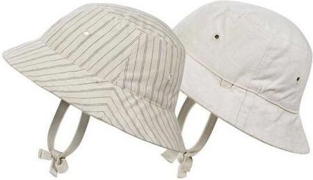 Elodie Details - Dwustronny kapelusz Bucket Hat - Pinstripe - 0-6 m-cy
