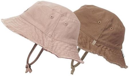 Elodie Details - Dwustronny kapelusz Bucket Hat - Blushing Pink - 0-6 m-cy