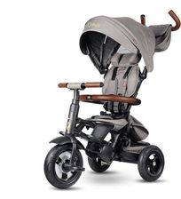 Zdjęcie Qplay Rowerek Trójkołowy Rito Deluxe Rubber Grey - Ząbki