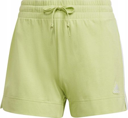 Spodenki Damskie Adidas Essentials Slim 3-STRIPES Shorts Zielone H r M